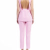 gl002 conjunto pantalon chaleco crepe espalda escotada rosa chicle 03
