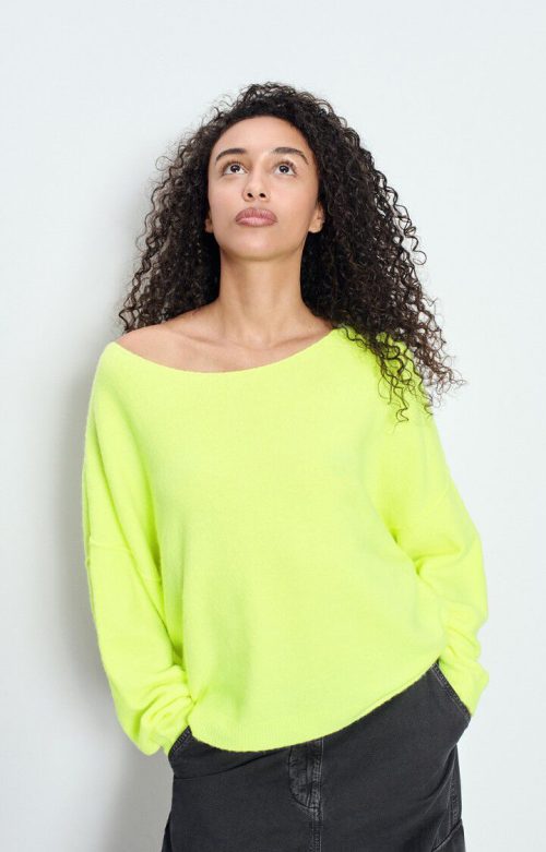 JERSEY PUNTO FINO CON CUELLO BARCO