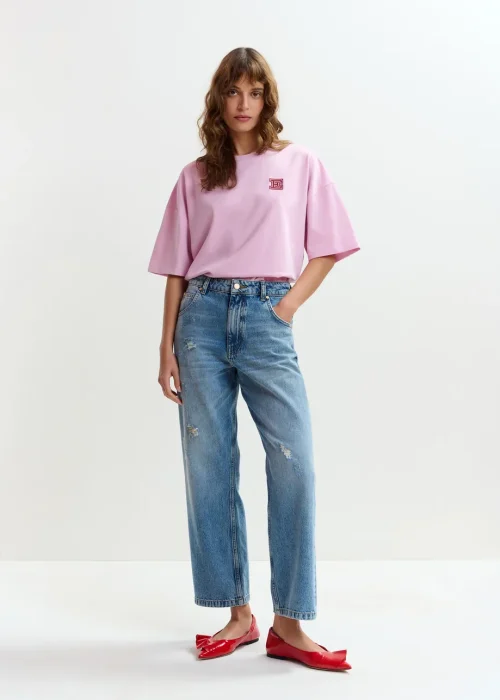 JEANS CROPPED TIPO BOYFRIEND