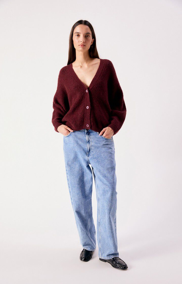 CARDIGAN CON ESCOTE V Y BOTONES 10 CARDIGAN CON ESCOTE V Y BOTONES - Imagen 9