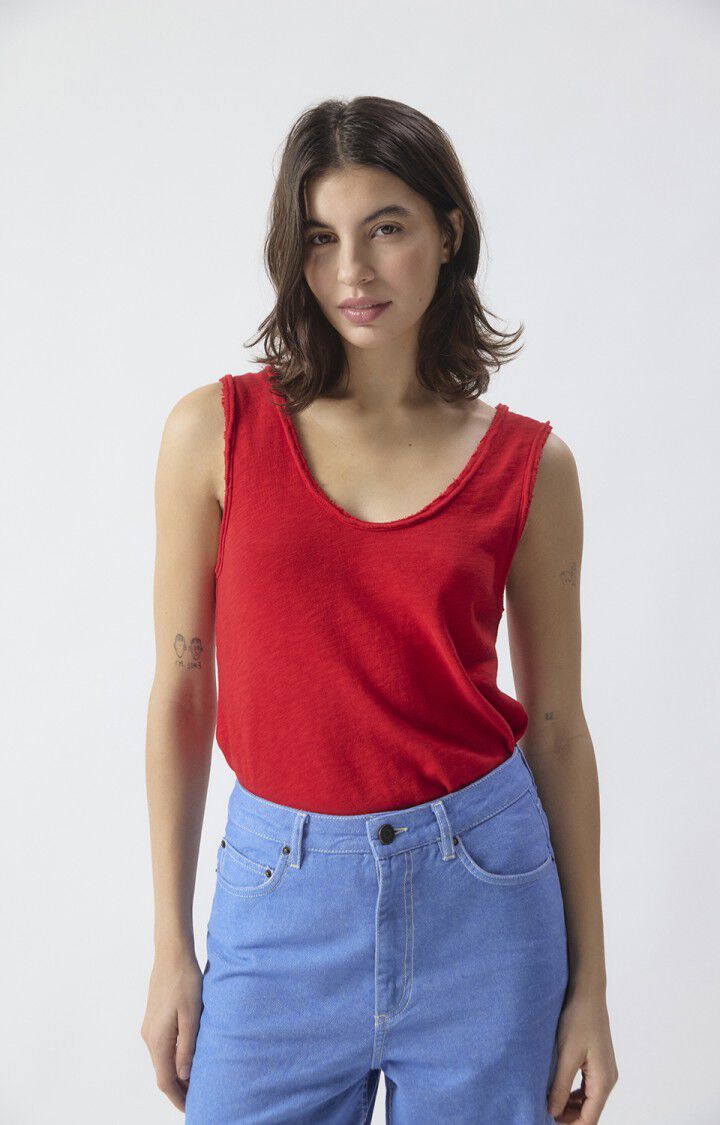 CAMISETA DE SISA CON CUELLO U 9 CAMISETA DE SISA CON CUELLO U - Imagen 8