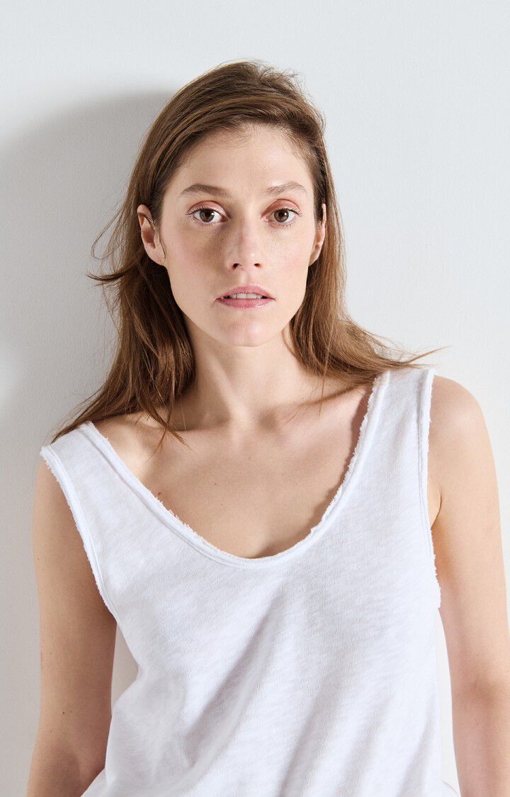 CAMISETA DE SISA CON CUELLO U 4 CAMISETA DE SISA CON CUELLO U - Imagen 3