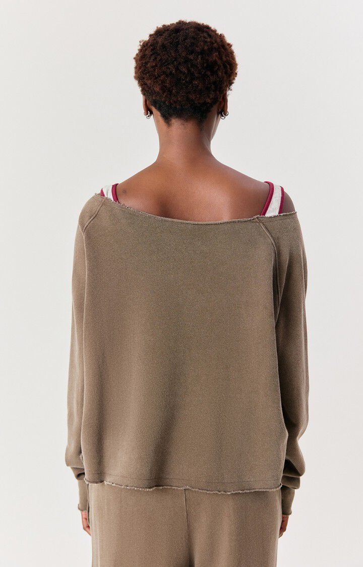 SUDADERA DE CUELLO BARCO CON ACABADO SIN COSTURAS EFECTO VINTAGE 11 SUDADERA DE CUELLO BARCO CON ACABADO SIN COSTURAS EFECTO VINTAGE - Imagen 10