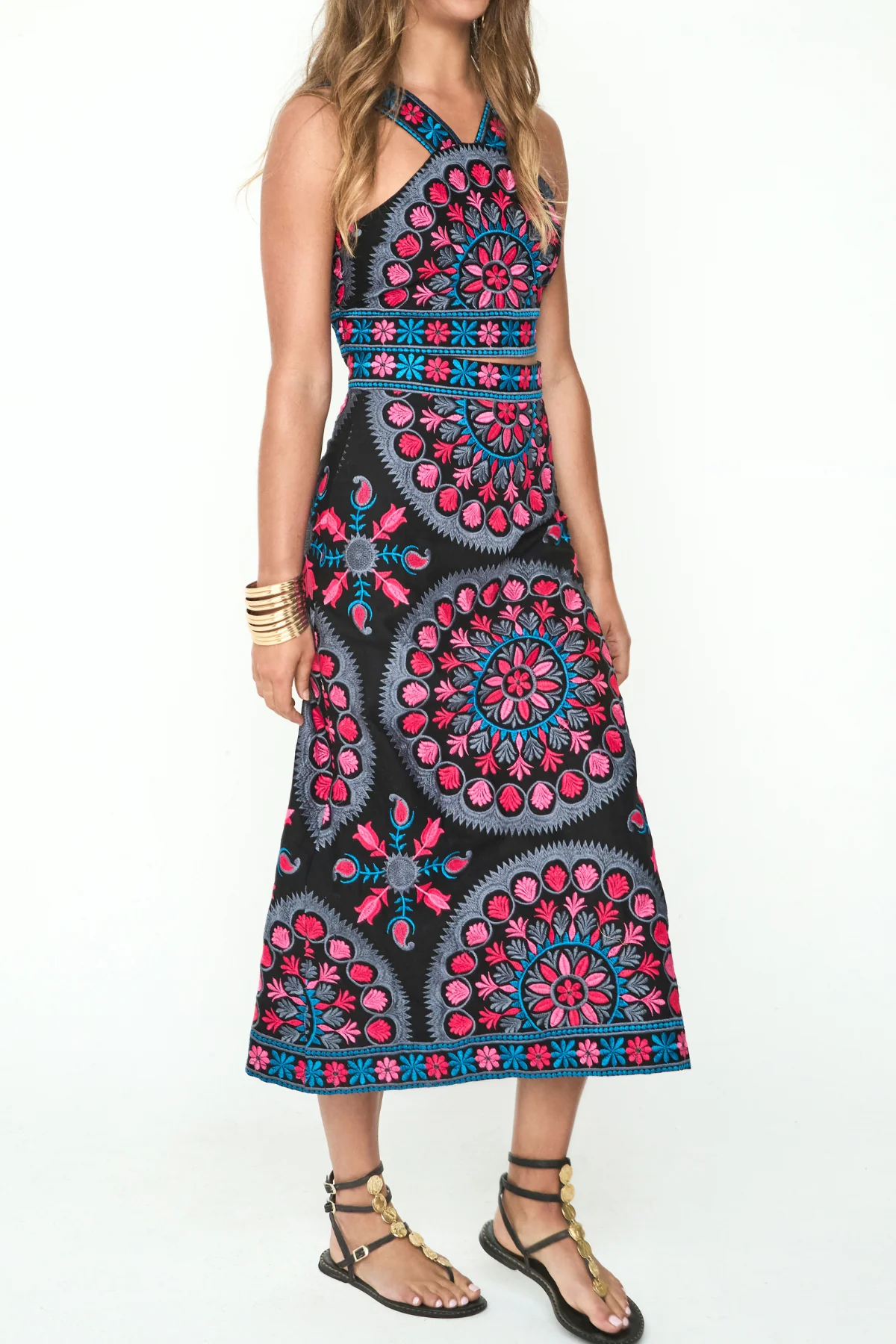 TOP BORDADO FLORAL FUCSIA 8 TOP BORDADO FLORAL FUCSIA - Imagen 7