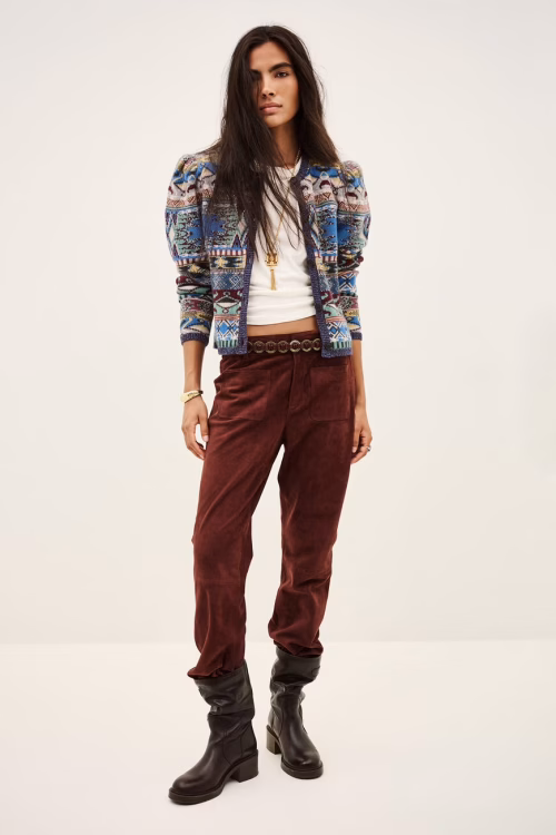 Home 5 CARDIGAN DE PUNTO JACQUARD MOTIVOS ÉTNICOS