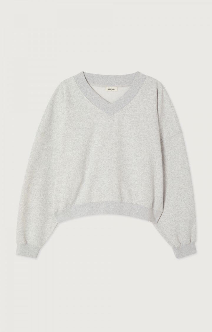 SUDADERA HOLGADA CON ESCOTE V FEMENINO 8 SUDADERA HOLGADA CON ESCOTE V FEMENINO - Imagen 7