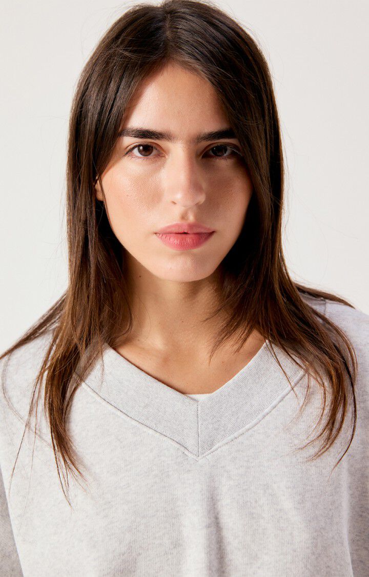 SUDADERA HOLGADA CON ESCOTE V FEMENINO 4 SUDADERA HOLGADA CON ESCOTE V FEMENINO - Imagen 3