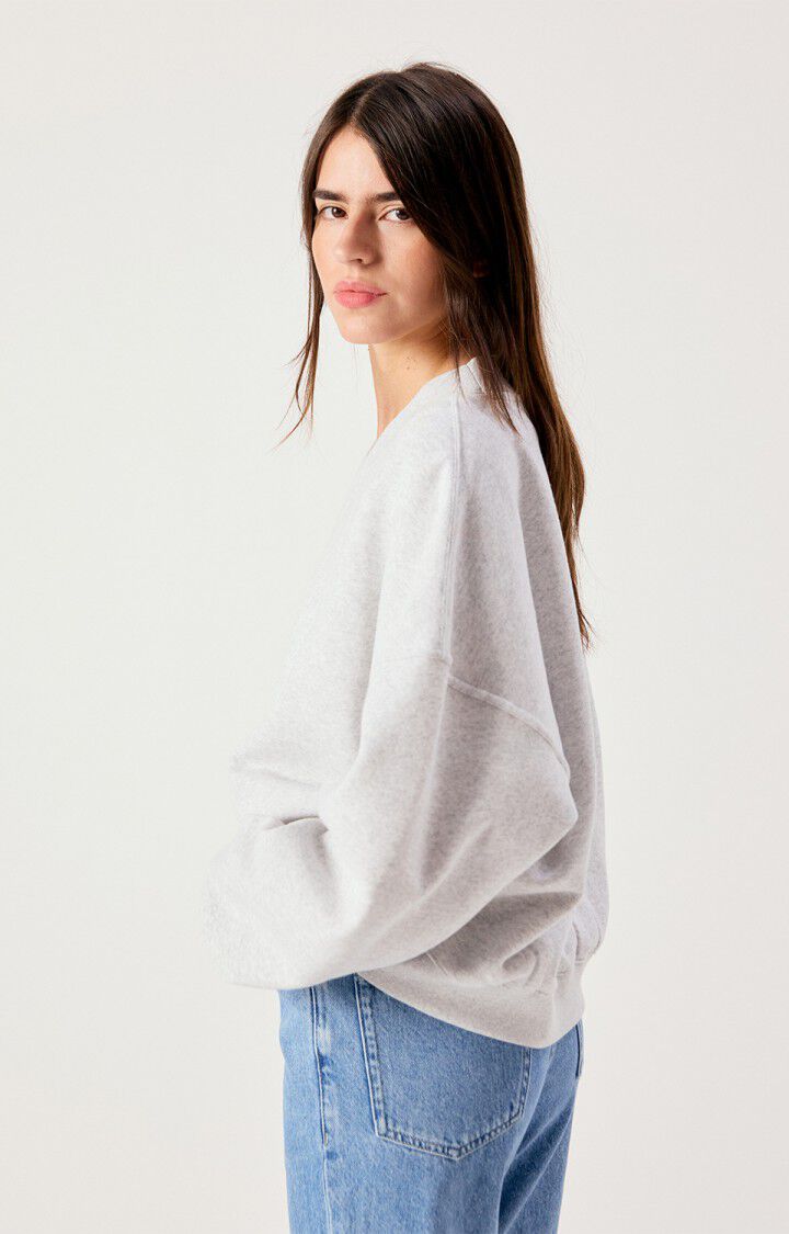 SUDADERA HOLGADA CON ESCOTE V FEMENINO 5 SUDADERA HOLGADA CON ESCOTE V FEMENINO - Imagen 4