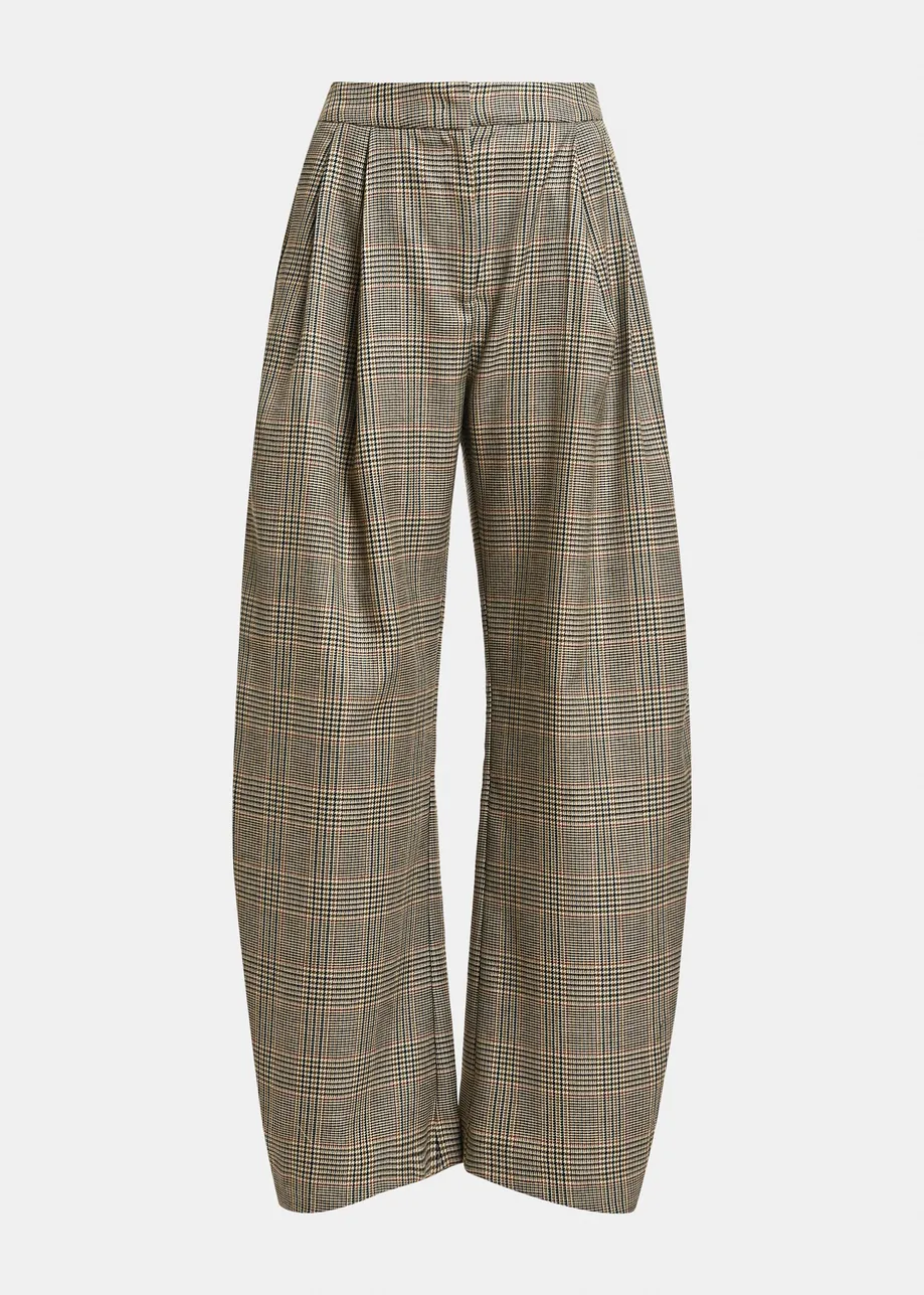 PANTALONES TIPO BARREL DE CUADROS 7 PANTALONES TIPO BARREL DE CUADROS - Imagen 6