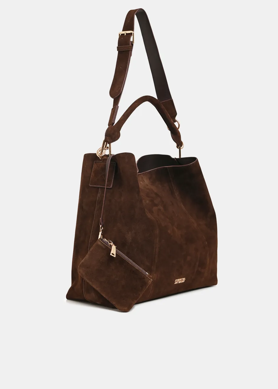 SHOPPER BAG DE ANTE PIEL DE CORDERO CON ASA DE HOMBRO Y DESMONTABLE 4 SHOPPER BAG DE ANTE PIEL DE CORDERO CON ASA DE HOMBRO Y DESMONTABLE - Imagen 3