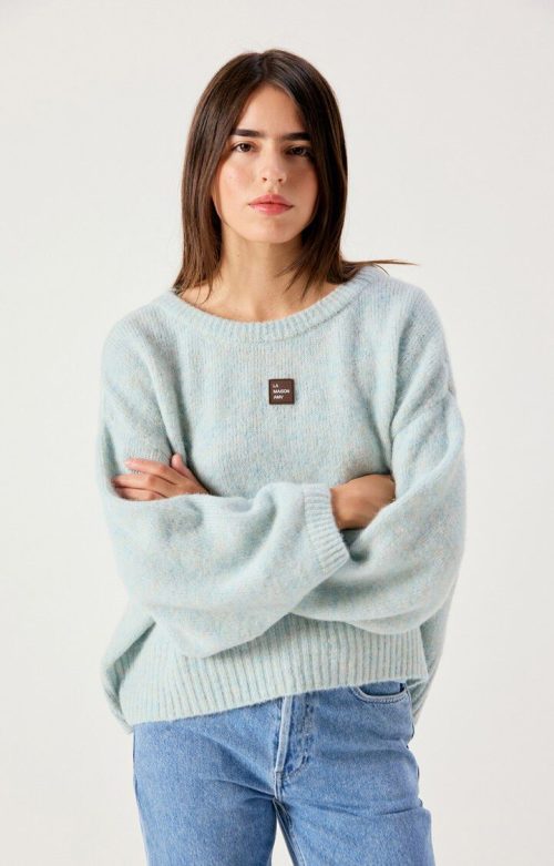 JERSEY CORTO CON CUELLO BARCO Y PARCHE AV