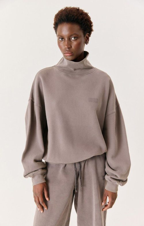 SUDADERA HOLGADA CON CUELLO ALTO